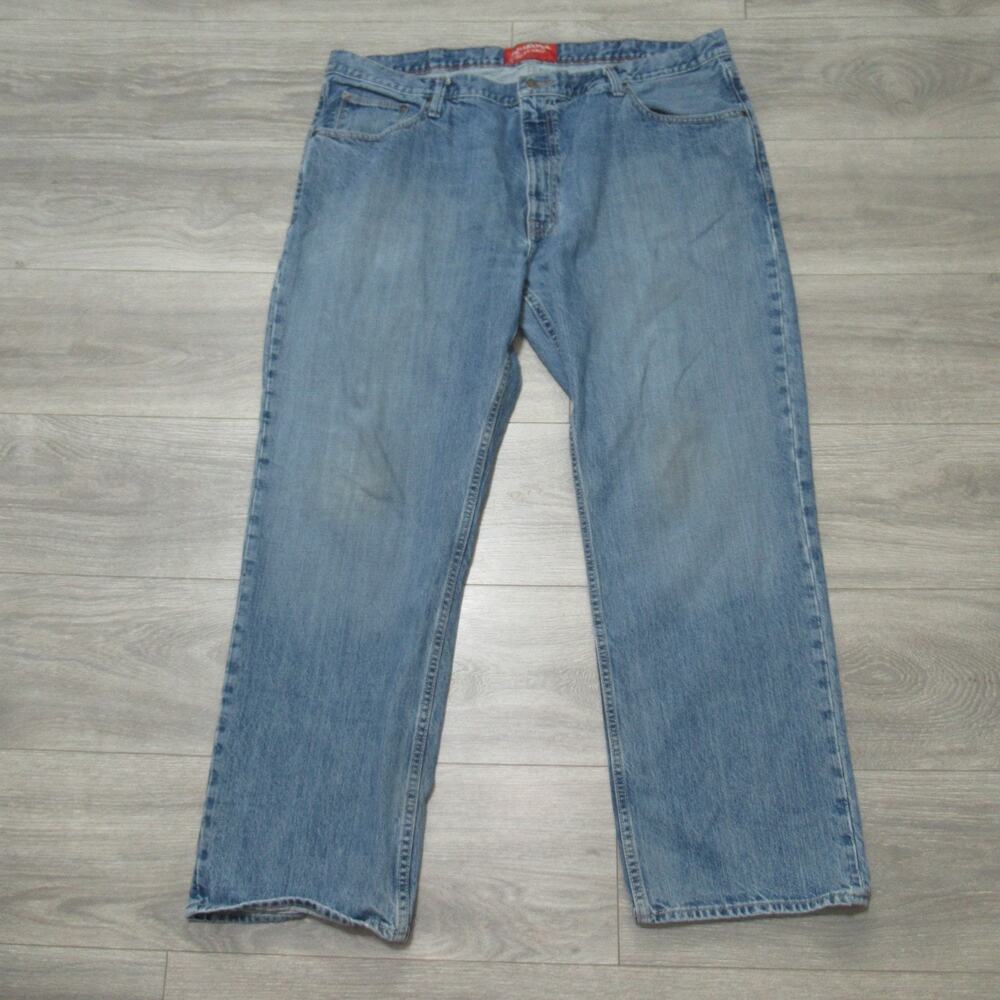 Arizona Jeans Women Plus 42X30 Blue Stretch Med Wash Denim 5 Pocket